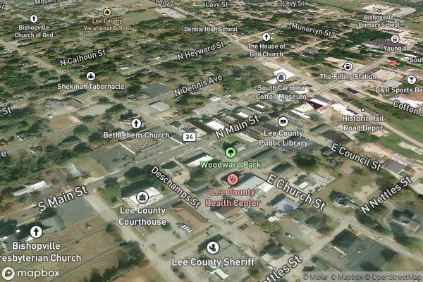 dryer not heating repair in Bishopville SC 29010 - Aerial View