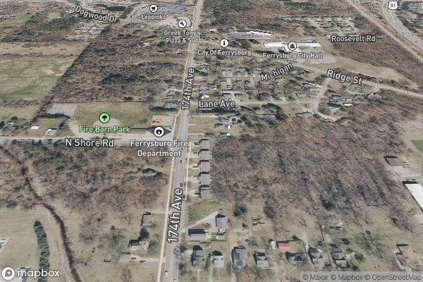 dryer not heating repair in Ferrysburg MI 49409 - Aerial View