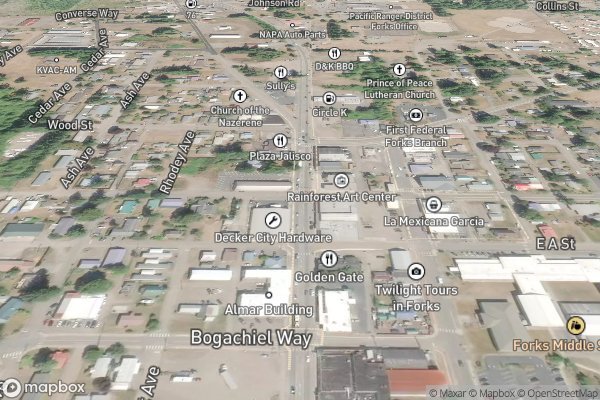 dryer not heating repair in Forks WA 98331 - Aerial View