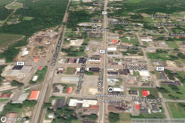 dryer not heating repair in Hemingway SC 29554 - Aerial View