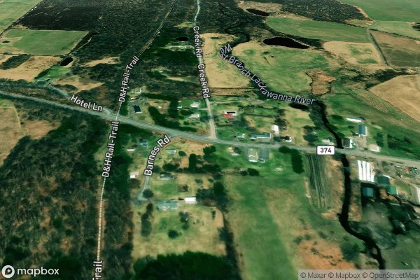 dryer not heating repair in Herrick Center PA 18430 - Aerial View