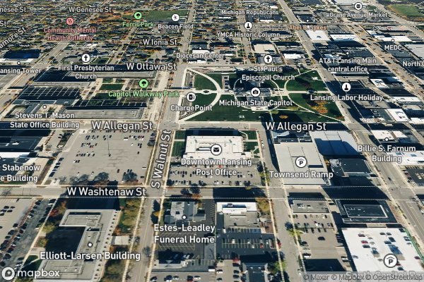 dryer not heating repair in Lansing MI 48915 - Aerial View