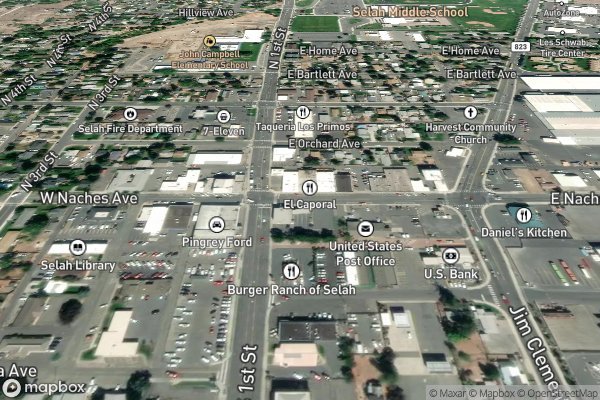 dryer not heating repair in Selah WA 98942 - Aerial View