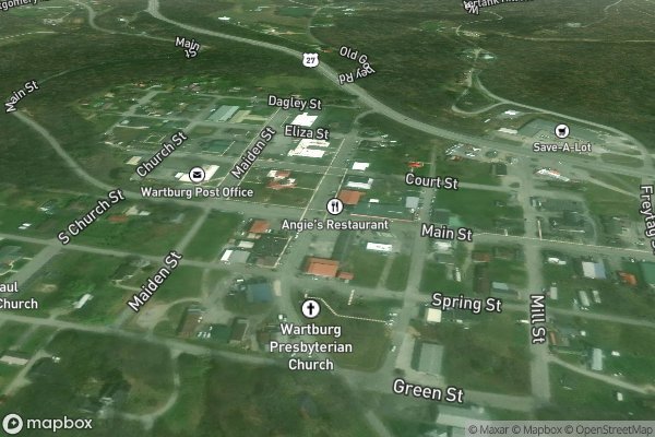 dryer not heating repair in Wartburg TN 37887 - Aerial View