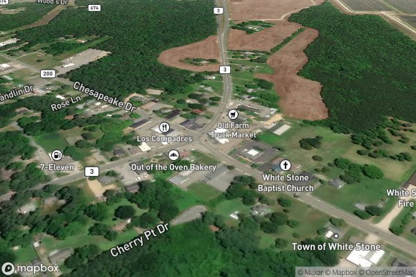 dryer not heating repair in White Stone VA 22578 - Aerial View